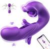 Flapping Vibrators Sex Toy, APP Remote Control Vibrator with 7 Flapping&Licking Modes Adult Toys,Hollow Design Sex Toys Vibrater for Women Thrusting Sex Machine Vibrating Sex toys4couples Men & Women