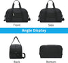 Small Duffle Bag 14 inch Carry On Mini Duffel Bag Lightweight for Travel Gym Sport-Black