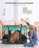Foldable Pet Playpen,Cat Dog Playpen,Portable Dog Cage soft Portable Exercise Kennel Tent,Puppy Pen Indoors/Outdoors Pet Tent Fence(S(70 * 55 * 45cm))