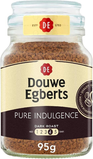 Pure Indulgence Dark Roast Instant Coffee 95g (Pack of 6 Jars, Total 570g)