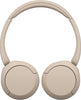 WH-CH520 Wireless Bluetooth Headphones - up to 50 Hours Battery Life with Quick Charge, On-ear style - Beige