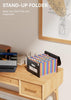 Expanding File Folders, A4 Accordion Document Organiser Folder Portable Rainbow File Organiser Filing Boxes High Capacity Storage Bag for School/Home/Office