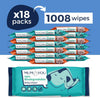 Mum & You Biodegradable Baby Wipes Multipack, 1008 Wet Wipes (18 Packs) | 99.4% Water based Wipes | Plastic Free and Eco Friendly Wipes | Recyclable Packaging | Suitable for Newborn Sensitive Skin