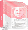 Collagen Face Mask, 5Pcs Collagen Mask Overnight - Korean Collagen Face Mask, Overnight Face Mask Collagen Face Mask - Face Masks Beauty Pore Minimizing Firming Elasticity Improvement