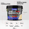 Muscle Fuel Anabolic All-In-One Muscle Mass Gainer, Variety Flavour Pack - 4kg, 54g Protein Powder, 5g Creatine Powder & 5g BCAA Powder For Maximum Muscle Growth, Post Workout Recovery Drink Mix