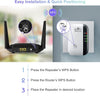 WiFi Extender, WiFi Signal Booster Up to 5000sq.ft and 50+ Devices, WiFi Extender, Wireless Internet Repeater, Long Range Amplifier with Ethernet Port, 1-Key Setup, Access Point, Alexa Compatible