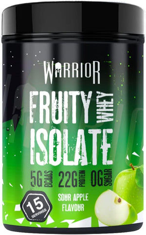 Fruity Clear Whey Isolate – Rapid Digesting Protein Powder – Refreshingly Fruit Flavoured Shakes – Easy to Drink & Consume Post Workout, Low Sugar, 15 Servings (Sour Apple, 375g)