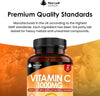 Vitamin C Tablets 1000mg - Enriched with Bioflavonoids & Rosehip - Premium Vitamin C Supplements - Vegan Vitamin C Tablets High Strength Ascorbic Acid VIT C for Normal Immune System UK Made