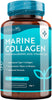 Marine Collagen 1000mg Enhanced with Hyaluronic Acid 100mg - 90 Super Strength Capsules - Hydrolysed Collagen Supplements - Vitamin C, Vitamin E, Vitamin B2, Zinc, Copper - Made in The UK by