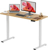 120 * 60 ONE PIECE Electric Standing Desk Height Adjustable Standing Desk Sit Stand Desk Adjustable Desk Stand Up Desk for Home Office