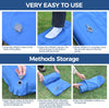 Camping Mat, 14CM Ultralight Inflatable Sleeping Pad with Built-in Foot Pump, Double Joinable, Compact, Waterproof for Backpacking, Hiking, Tent Trap Traveling