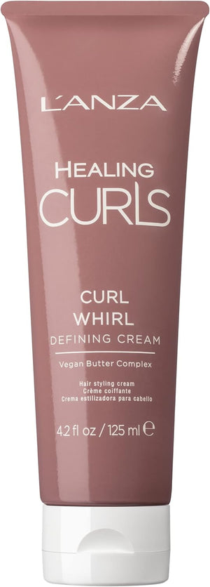 Curl Whirl Defining Creme - Curls Hair Product for Defining Curls and Waves and Preventing Frizz and Flyaways, with Sulphate Free, Paraben Free Formula (125ml)