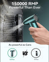 𝟏𝟱𝟬𝟬𝟬𝟬 RPM Compressed Air Duster - Electric Air Duster Compressed Air with [Powerful Brushless & Coreless Motor] [Elegant All Metal] Air Blower Compressed Air Cleaner for PC Keyboard F36