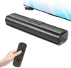 Sound Bars for TV, 16-Inch Soundbar with Dual Subwoofers, Bluetooth,Optical, AUX, HDMI, ARC Inputs, TV Speaker Soundbar with Surround Sound System & Remote Control for TV/PC/Gaming/Phone/Projectors