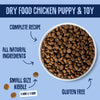 Natural Gluten-Free Dog Dry Food With Fresh Chicken, For Puppies And Adult Toy Breeds, 7.5Kg