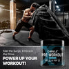 Power Pre Workout Powder, Pre Workout Energy Drink with Creatine Monohydrate, Beta-Alanine, Caffeine and Citrulline (40 Servings, Blue Raspberry Burst)