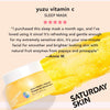 Yuzu Vitamin C Sleep Overnight Face Mask Skin Care Retinol Niacinamide Face Moisturizer Brightening Sleeping Mask, Korean Skin Care, Vegan Smooth Skin and Reduce Wrinkles