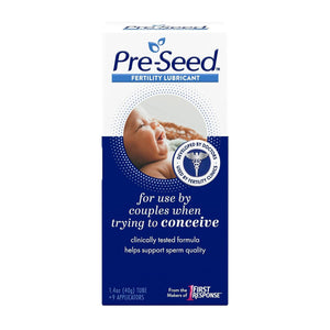 Pre-Seed Fertility-Friendly Vaginal Lubricant Multi-Use Tube with 9 Applicators 40g