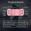 Mobile Game Controller for iPhone 15,  Bluetooth Gamepad with Back Programmable Buttons for iOS/Android/PC, Compatible with Samsung, Xiaomi, Huawei, Realme-Direct Play(Pink)