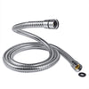 Shower Hose 1.25m | Flexible Stainless Steel Replacement Shower Hose Pipe with 2 Washers Leakproof & Anti-Kink | Universal Fit