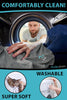 AIR Inflatable Travel Pillow for Airplane - Hooded Neck Pillow for Travel - Inflatable Travel Neck Pillow - Plane Pillow - Neck Cushion - Flight Pillow - Travel Neck Pillows - Grey