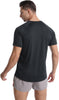 3 Pack Men's Dry Fit T Shirt Moisture Wicking Athletic Tees Exercise Fitness Activewear Short Sleeves Gym Workout Top