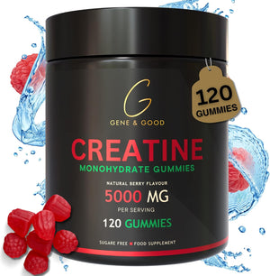 ® Creatine Monohydrate Gummies 5000mg- 120 Gummy - Mixed Berry Flavor - Pre-Workout Creatine Gummies for Men & Women - Vegan, Halal, Gluten-Free - Ideal for Active Lifestyles