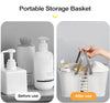 Portable Shower Bin - Beauty Products Storage Basket,Spa Storage Shower Basket With Handle Portable for Health Cosmetics Hair Supplies and Beauty Products