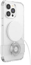 iPhone 14 Pro Max Case with Phone Grip and Slide Compatible with MagSafe, Wireless Charging Compatible - Clear