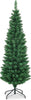 5FT 6FT 7FT 8FT Green Pencil Slim Christmas Tree, Artificial Traditional Xmas Tree, Indoor Outdoor Christmas Decoration (150 cm/5 ft)