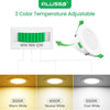 LED Recessed Ceiling Lights 4W 310LM, LED Downlights 68mm Cutout Dimmable, Ultra Slim IP44 Bathroom Spotlights, Warm White 3000K Neutral White 4000K Cool White 6500K, Beam Angle 120°, 6 Pack