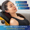 Back Massager Neck Massage Pillow with Heat, Shiatsu Gifts for Women/Men/Mum/Dad/Him/Her - Deep Tissue Kneading Massager for Neck, Back, Shoulder, Legs, Electric, Muscle Pain Relax -