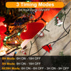 Fairy Lights Plug in, 29.2M/95.8FT 220 LED Waterproof Outdoor String Lights Mains Powered with 8 Modes/Remote Control, Christmas Lights for Outside Indoor Garden Bedroom Decorations(Multi-Coloured)