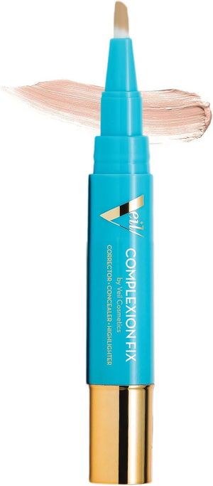 - Complexion Fix Concealer - Liquid Concealer for Under Eye + Dark Circles - Highlight, Contour, Correct - Anti-Aging - Vegan Makeup Pen - Hydrating Lightweight (2P Light Pink)