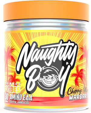 Summer Vibes Essential Amino Acids with All 3 BCAA's and 9 EAA's in Total, Clinically Dosed Amino Acid Drink, Supplements for Men & Woman - 345g/30 Servings (Cherry Mango)