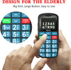 Big Button Mobile Phone for Elderly, Easy to Use Basic Mobile Phone, SIM Free Unlocked Senior Mobile Phone With SOS Emergency Button, Large Volume, Flashlight, FM Radio (Blue)