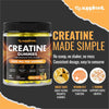 Creatine 120 Gummies Max 5000mg for Men and Women Creatine Monohydrate Plus B12 and L-Taurine - Chewable Gummies, (1 Month Supply) (One Size, Pineapple)