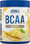 BCAA Powder - Branched Chain Amino Acids BCAAs Supplement, Amino Hydrate Intra Workout & Recovery Energy Drink (450g - 32 Servings) (Pineapple)