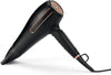 Super Power 2400W Hair Dryer, Salon AC Professional motor, Strong fast drying airflow Black