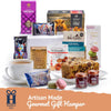 Luxury Christmas Food Hamper | Afternoon Tea Hamper, Hampers & Gourmet Gifts, Birthday Hamper - Gourmet Snacks with Tea, Cake, Fudge, Macarons, Jam, Shortbread, Nuts, Popcorn