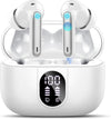 Wireless Earbuds, Wireless Headphones Bluetooth 5.3 Headphones In Ear with 4 ENC Noise Cancelling Mic, New 40H Bluetooth Earphones Mini Deep Bass Stereo Ear Buds, IP7 Waterproof, LED Display