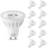 GU10 LED Bulbs Cool White 6000K, LEHASI 5.5W LED Spotlight 50W Halogen Equivalent, 500LM, Energy Saving Light Bulbs, 120° Beam Angle, Non Dimmable, Pack of 10