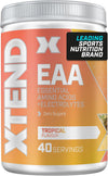 XTEND EAA Amino Acids Powder | Tropical | 40 Servings for Hydration and Fitness Performance | 9 Essential Amino Acids + Added Electrolytes Recovery Powder to Hydrate, Repair, Recover