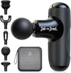 Mini Massage Gun,  Q2 Pocket-Sized Deep Tissue Massager Gun, Portable Percussion Muscle Massager Gun, Ultra Small & Quiet Muscle Massage Gun with Carry Case for On The Go Usage, Black