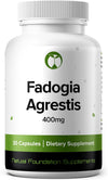 Fadogia Agrestis Extract| 400mg for Maximum Potency 30 Capsules | 3rd Party Lab Tested for Purity & Quality | Supplement for Men (30)