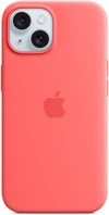 iPhone 15 Silicone Case with MagSafe - Guava ​​​​​​​