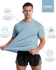 3 Pack Men's Dry Fit T Shirt Moisture Wicking Athletic Tees Exercise Fitness Activewear Short Sleeves Gym Workout Top