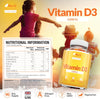 Vitamin D3 Gummies 4000 IU Adults - 90 High Strength Gummies - 1 a Day - Natural Orange Flavour - Vegetarian Vitamin D Supplement - Chewable VIT D Gummy - Made in The UK -