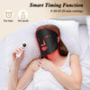 Red Light Therapy for Face, Infrared LED Face Mask Light Therapy with 4 Long Light Waves 850nm Near Infrared, Portable Rechargeable Red Light Therapy Mask Skincare Device for Facial Rejuvenation