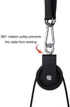 Fitness Cable Pulley System LAT Pulldown and Lift Cable Machine Home Gym Muscle Arm Strength Training Equipment